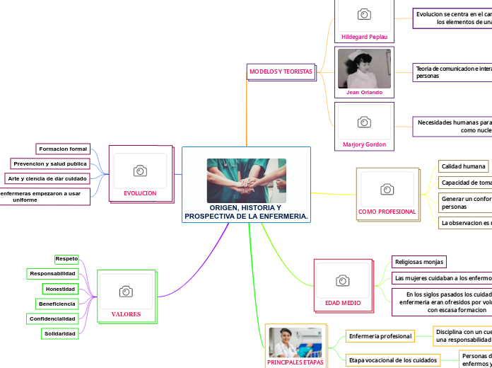 ORIGEN HISTORIA Y PROSPECTIVA DE LA ENFER Mind Map